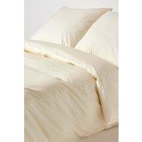 Homescapes Continental Egyptian Cotton Duvet Cover Set 200 TC in Cream | Size: EU Double