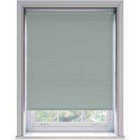 UNKNOWN No Drill Duck Egg Blue Thermal Blackout Roller Blind 170cm Drop | Size: 150 cm