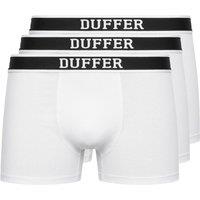 Duffer Men's Holloway Boxers 3 Pack in White | Size: Large