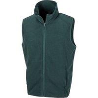 Result Men's Core Micro Fleece Gilet in Green | Size: Small