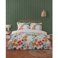 Rapport Home Betty Polyester Reversible Duvet Cover Set with Pillowcase | Size: King