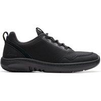 Clarks Men's Pro Knit Black Trainers | Size: 9.5-Standard Fit