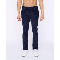 Duck&Cover Men's Cordsome Trousers in Navy | Size: 30L