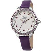Burgi Women's Lunara Bloomveil 35mm Japanese Quartz Elegant in Purple