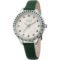 Burgi Women's Lunara Bloomveil 35mm Japanese Quartz Elegant in Green