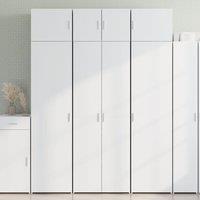 Berkfield Home Storage Cabinet White 70x42.5x225 cm Engineered Wood