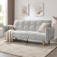 Home Detail Bergamot Sofa Bed in Grey | Size: 3 Seater