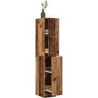 Berkfield Home Apothecary CabinetOld Wood 30x41x174.5 cm Engineered Wood in Brown