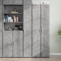 Berkfield Home Highboard Concrete Grey 30x42.5x185 cm Engineered Wood