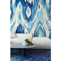 Watercolour Ikat Wall Mural