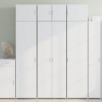 Berkfield Home Highboard White 70x42.5x185 cm Engineered Wood