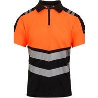 Regatta Men's Hi-Vis X-PRO Polo Shirt in Orange | Size: 4XL