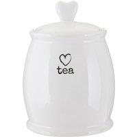 Orsina Charm White Dolomite Tea Canister