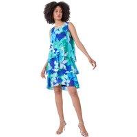 Floral Print Tiered Layer Dress