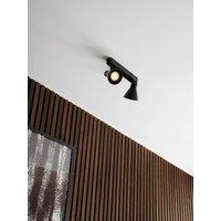 Nordlux Eik Spot Light Black Metal Hallway GU10 Mains