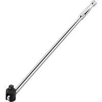 Autojack 750mm 1/2" Square Drive Breaker Bar with Flexi Knuckle Steel Silver | Size: 1000mm x 400mm