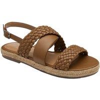 Ravel Women's 'Parton' Leather Slingback Sandals in Tan | Size: 6