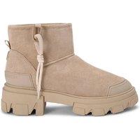 'Trekker Low Warm' Suedette Boots