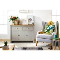 GFW Lancaster Large Sideboard in Grey