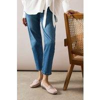 Good For the Sole Women's : Wide Fit Niamh Leather Comfort Wedge Loafers in Blush | Size: 4
