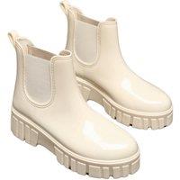 IVACHY Women's Waterproof Rain Boots Wellingtons Boots- Chelsea Boots in Beige | Size: 4