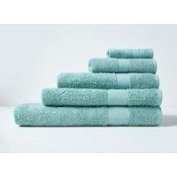 Homescapes 500 GSM Turkish Cotton Towel Soft, Absorbent & Quick-Drying in Mint | Size: Bath Sheet