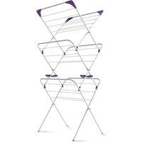 Minky 3 Tier Airer in White