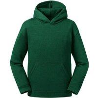 Russell Authentic Hooded Sweatshirt in Bottle Green | Size: 5-6 Years