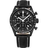 Aviator Automatic Leather, 42mm Black Pvd Steel Case