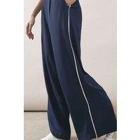 Contrast Stripe Split Trouser