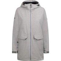 Trespass Women's Crystals Waterproof Jacket in Light Grey | Size: Medium