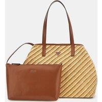 Guess Women's VIKKY II LARGE 2 IN 1 TOTE NATURAL TAN