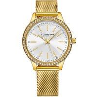 4044 Women's Quartz Watch: Crystal Studded Mesh Bracelet and Elegant Design