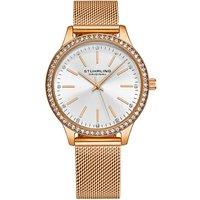 4044 Women's Quartz Watch: Crystal Studded Mesh Bracelet and Elegant Design