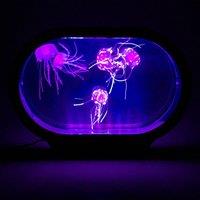 Menkind RED5 Luminous Multicolour Glow Jellyfish Lamp in Black