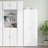 Berkfield Home Slim Storage Cabinet White 30x42.5x225 cm Engineered Wood