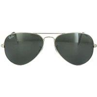 Ray-Ban Aviator Silver Grey Mirror Sunglasses