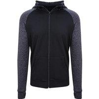 AWDis Men's Just Cool Contrast Zoodie in Black | Size: Medium