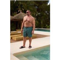 BadRhino Men's Tartan Swim Shorts in Green | Size: XL