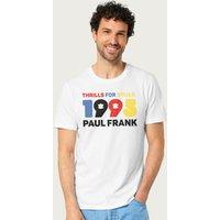 Paul Frank Men's Julius Thrills For Stijls 1995 Abstract Art T-Shirt in White | Size: Small