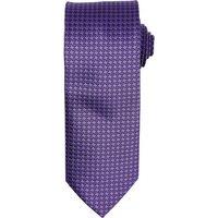 Premier Men's Puppy Tooth Formal Work Tie Pack of 2 in Purple