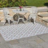 Marco Paul 230cm x 160cm Outdoor Garden Rug - Mocha in Grey | Size: Large