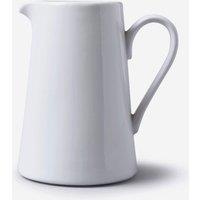 WM Bartleet & Sons Porcelain Victorian Straight Sided Jug 650ml in White