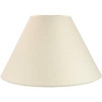 Happy Homewares Traditional Cotton Coolie Lampshade Suitable for Table Lamp or Pendant in Cream | Size: 14 inches