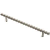 Loops Round T Bar Pull Handle 210 x 10mm 160mm Fixing Centres Stainless Steel in Metallics