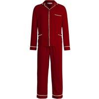 Bown of London Men's Satin Pyjamas Apollo in Red | Size: 2XL