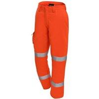 Pegdev Men's Hi-Vis Orange FR Arc Flash Trousers Arc 2 | Size: 2XL