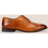 Oswin Hyde Men's Jarvis Leather Oxford Lace Up in Tan | Size: 9