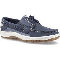 Sperry Men's Billfish 3 Eye Wide Fit Boat Shoe in Navy | Size: 11