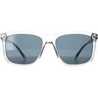 Prada Women's Rectangle Grey Crystal Blue PR18WS